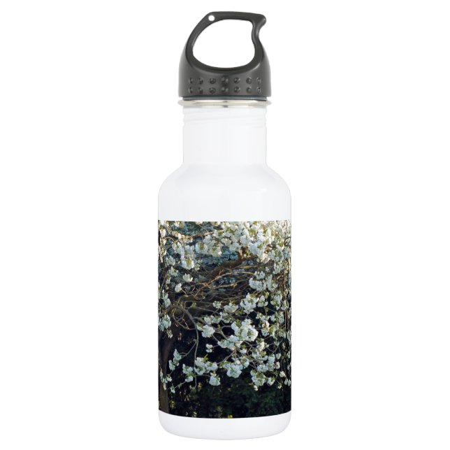 Blossoms Branches Tree Park Spring Flowers Forest 532 Ml Water Bottle (Front)