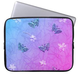 Blossoms & Butterflies Laptop Sleeve