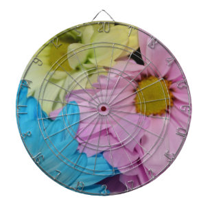 Blossoms Daisy Flowers Peace Love Nature Destiny Dartboard