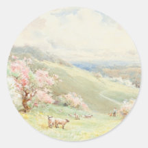 Blossoms dans le Sticker de pré
