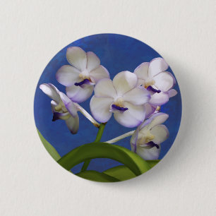 Blossoms Floral Plants Colourful Photograph Art 2 Inch Round Button