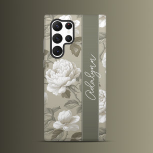 Blossoms in Sage Samsung Galaxy Case