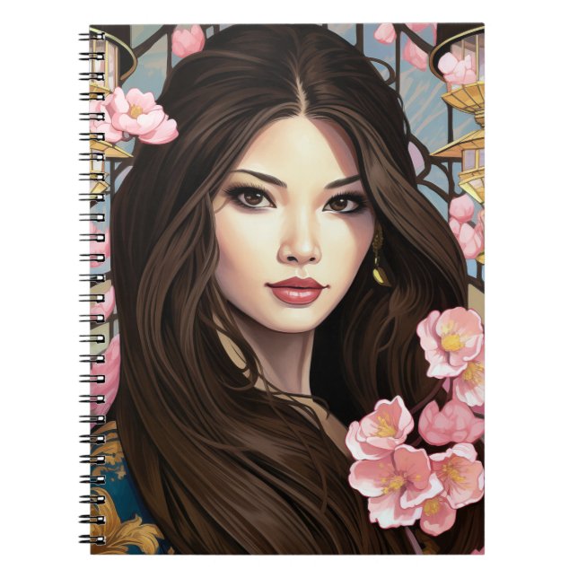 Blossoms of Elegance Notebook (Front)