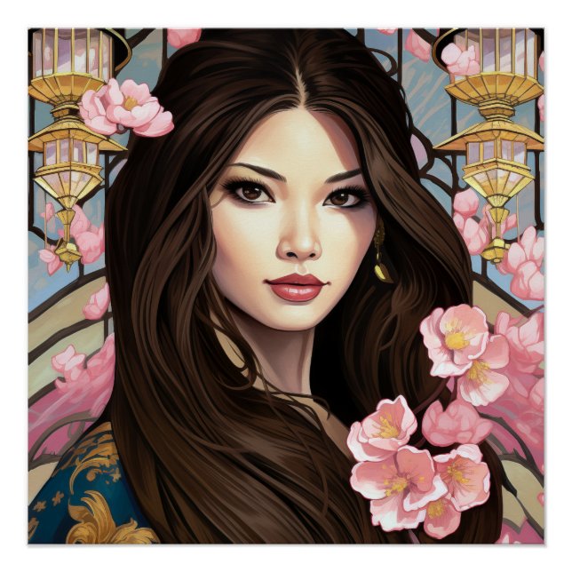 Blossoms of Elegance Poster (Front)