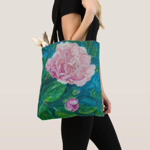 "Blossoms of Love" Rose Tote (med) Bag