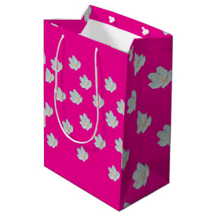  Blossoms On Hot Pink  Medium Gift Bag