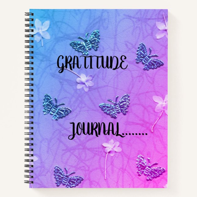 Blossoms & Papillons Journal de Gratitude (Devant)
