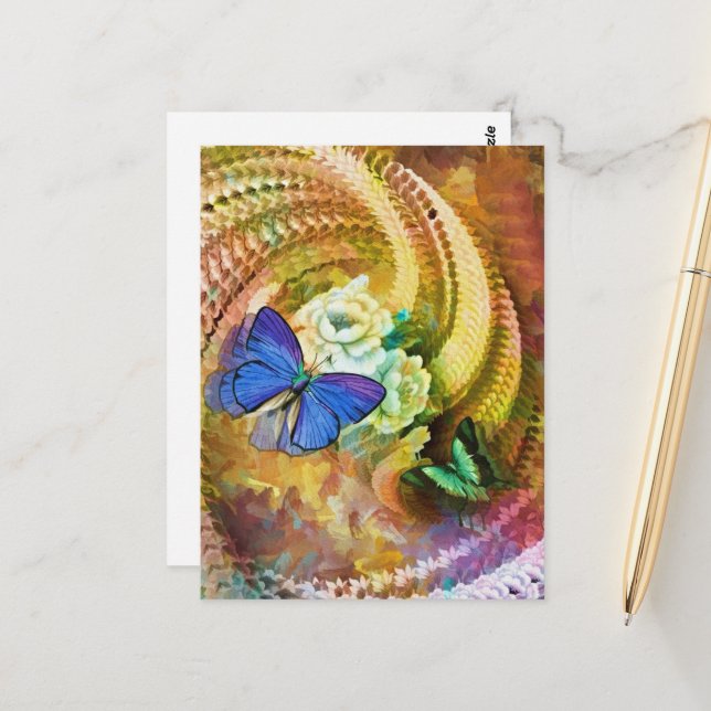 Blossoms Postcard (Front/Back In Situ)