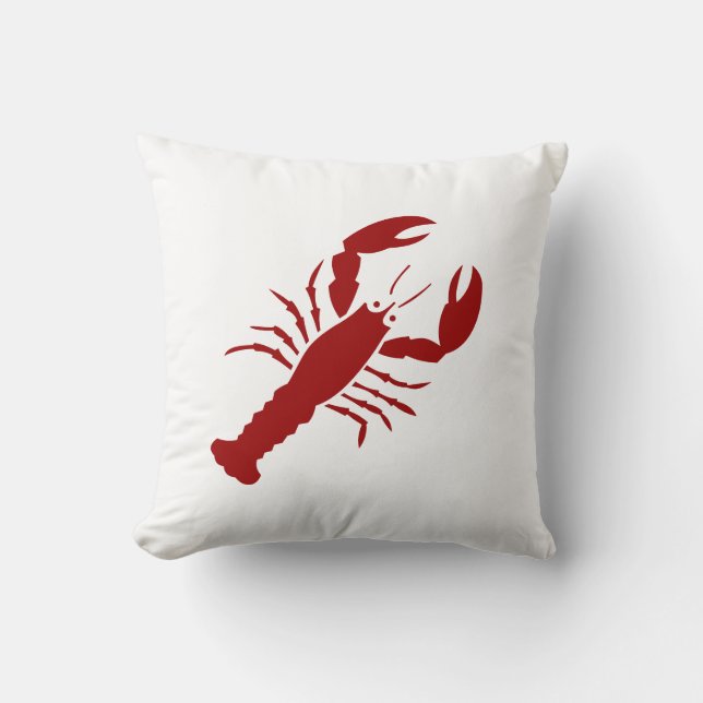 BLOSTER rouge sur coussin blanc (Recto)