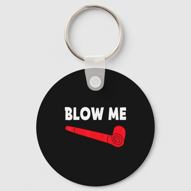 Blow Me Funny Couples Tee Valentine's Day Couple M Keychain (Front)
