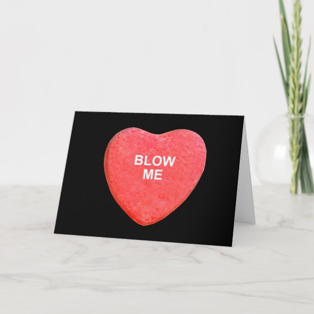 BLOW ME HOLIDAY CARD (Front)