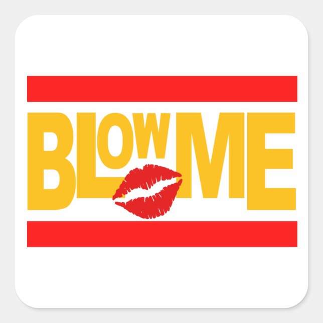 Blow Me stickers (Front)