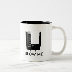 BLOW ME Two-Tone COFFEE MUG