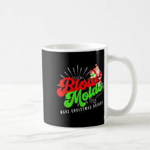 Blow Molds Make Christmas Bright Groovy  Coffee Mug
