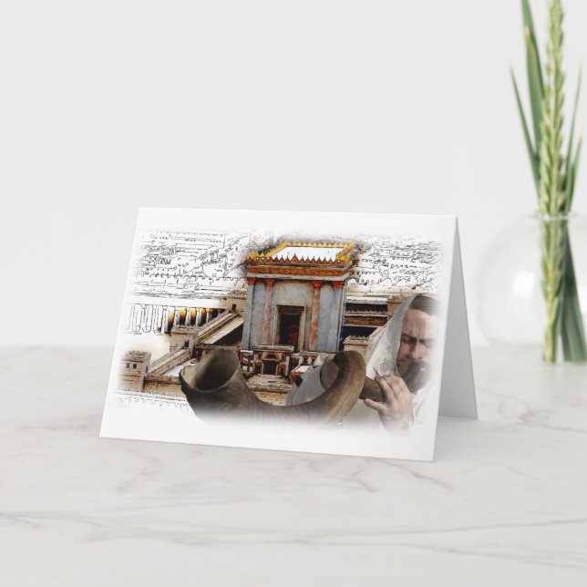 Blow the Shofar in Zion Card (Front)