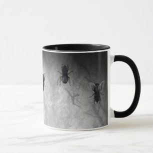 Blowflies on the Wall (Slate Grey) Mug