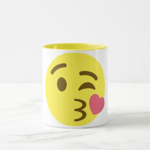 Blowing a Kiss Emoji Mug