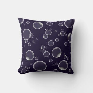 Blowing Bubbles pillow. All About Bubbles Throw Pillow