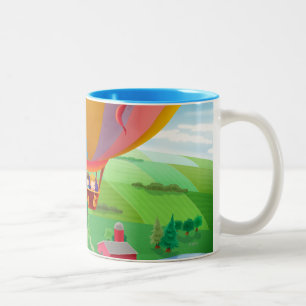 Blowing In The Wind Two-Tone Coffee Mug