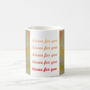 Blowing kisses. Kisses for you Coffee Mug