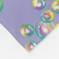Blowing Rainbow Soap Bubbles Bubble Wand
