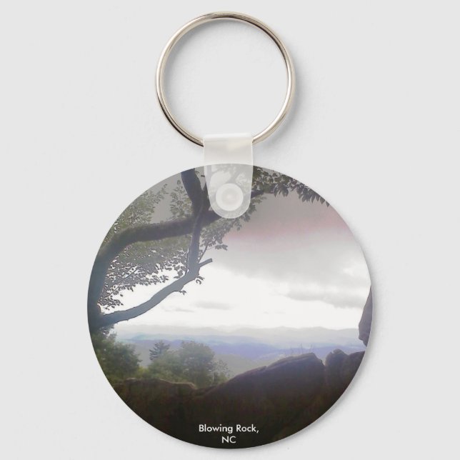 Blowing Rock, NC Keychain (Front)
