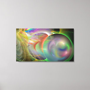 Blowing Space Bubbles Canvas Print