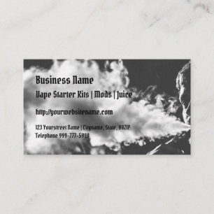 Blowing Vape Cloud Business Card