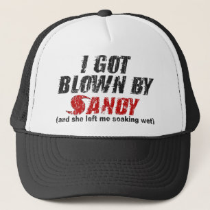 Blown By Sandy Distressed Hurricane Sandy Hat