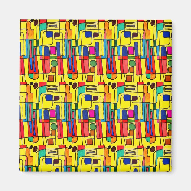 "Blown in the Wind" Magnet de lave-vaisselle Abstr (Devant)