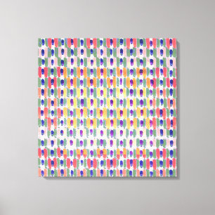 Blown Up Magic Marker Pattern Art from 1980 C.E. Canvas Print