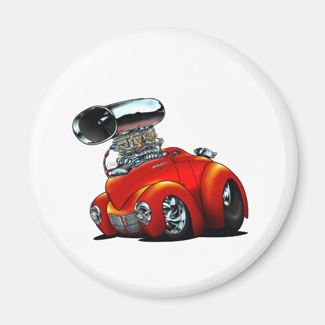 Blown Willys Magnet (Front)