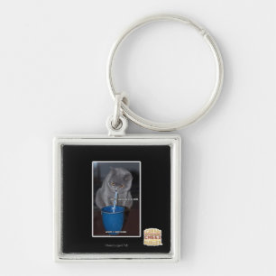 Blows Bubbles in ur milk Keychain