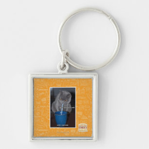 Blows Bubbles in ur milk Keychain