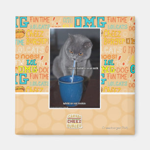 Blows Bubbles in ur milk Magnet