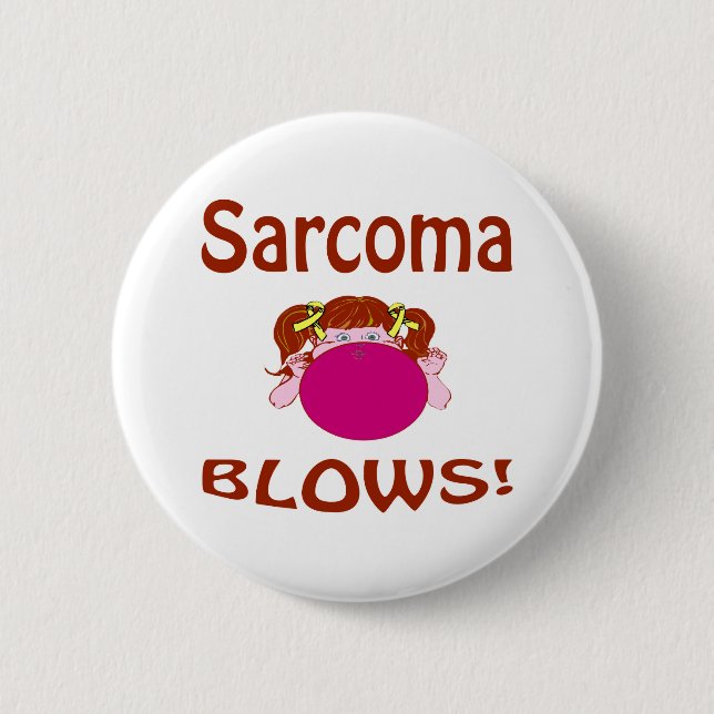 Blows Sarcoma Button (Front)