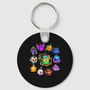 Blox Fruit Round Of Mythicales For Birthday  Keychain
