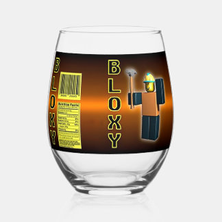 bloxy cola stemless wine glass