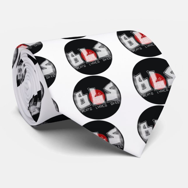 BLS beats lyrics skill HIP HOP Tie (Rolled)