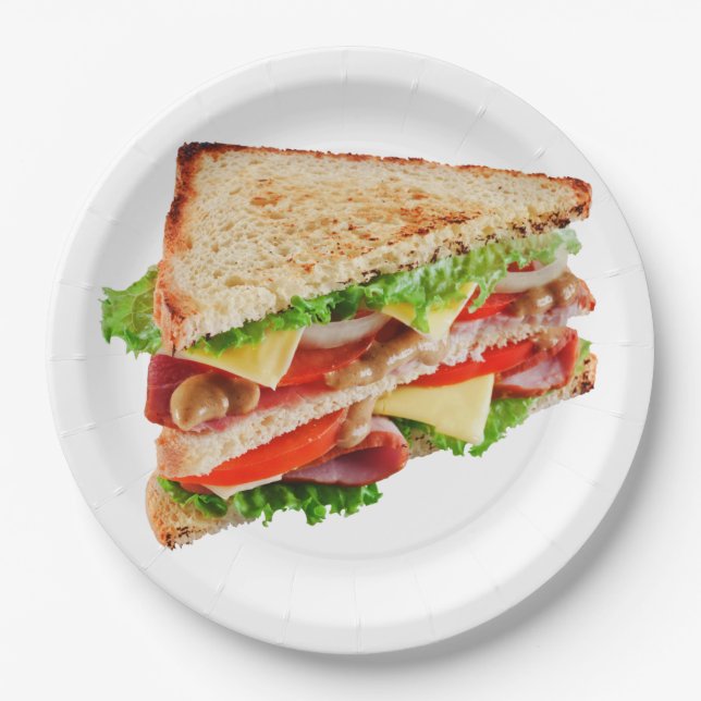 BLT CLUB  PAPER PLATE (Front)