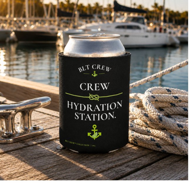 BLT Crew Crew Hydration Station Sailing Design Can Cooler (Creator Uploaded)