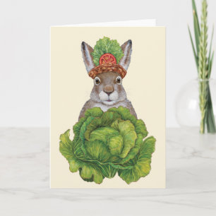BLT on a Bun with Cabbage greeting card