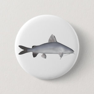 Blu Salmon Catfish 2 Inch Round Button