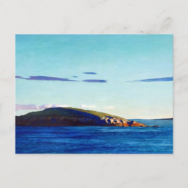 Blubber Island, Maine, 1938 by N. C. Wyeth Postcard (Front)