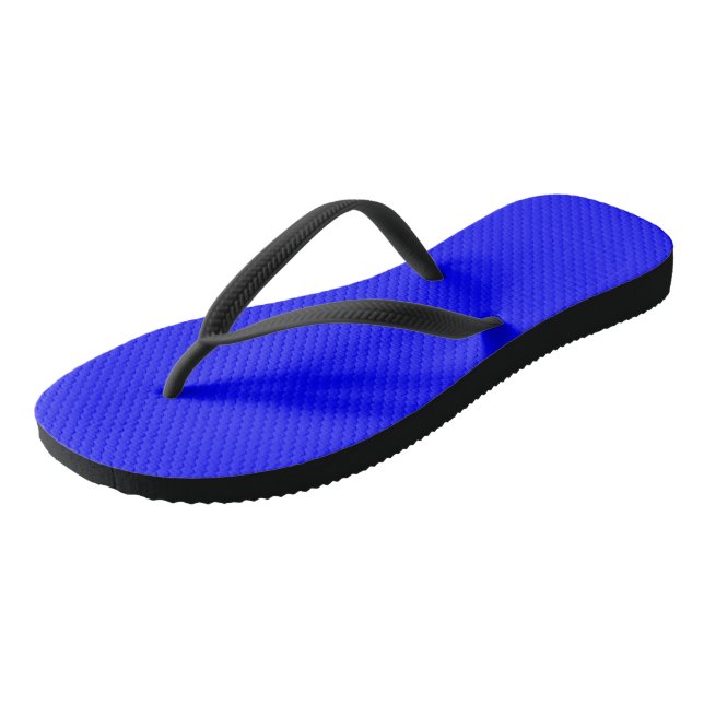 Blue 0303ff flip flops (Angled)