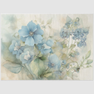 Blue 13 tissue paper