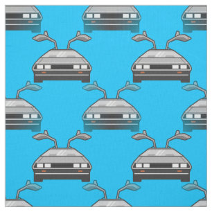 blue 1980s car fabric