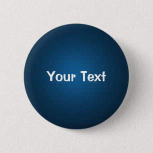 Blue 2 1/4" Custom Text Button Template