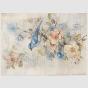 Blue 4 tissue paper