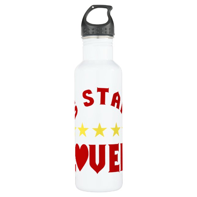 Blue 5 Star Lover 710 Ml Water Bottle (Front)